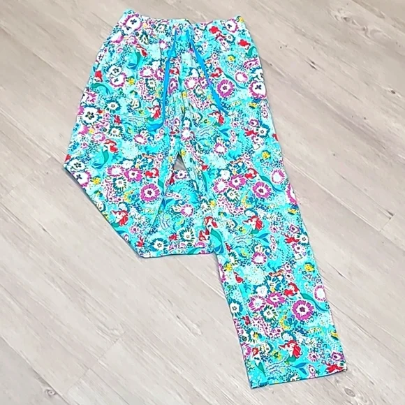 Disney Vera Bradley Ariel Pajama Pants Size XS - Picture 4 of 7